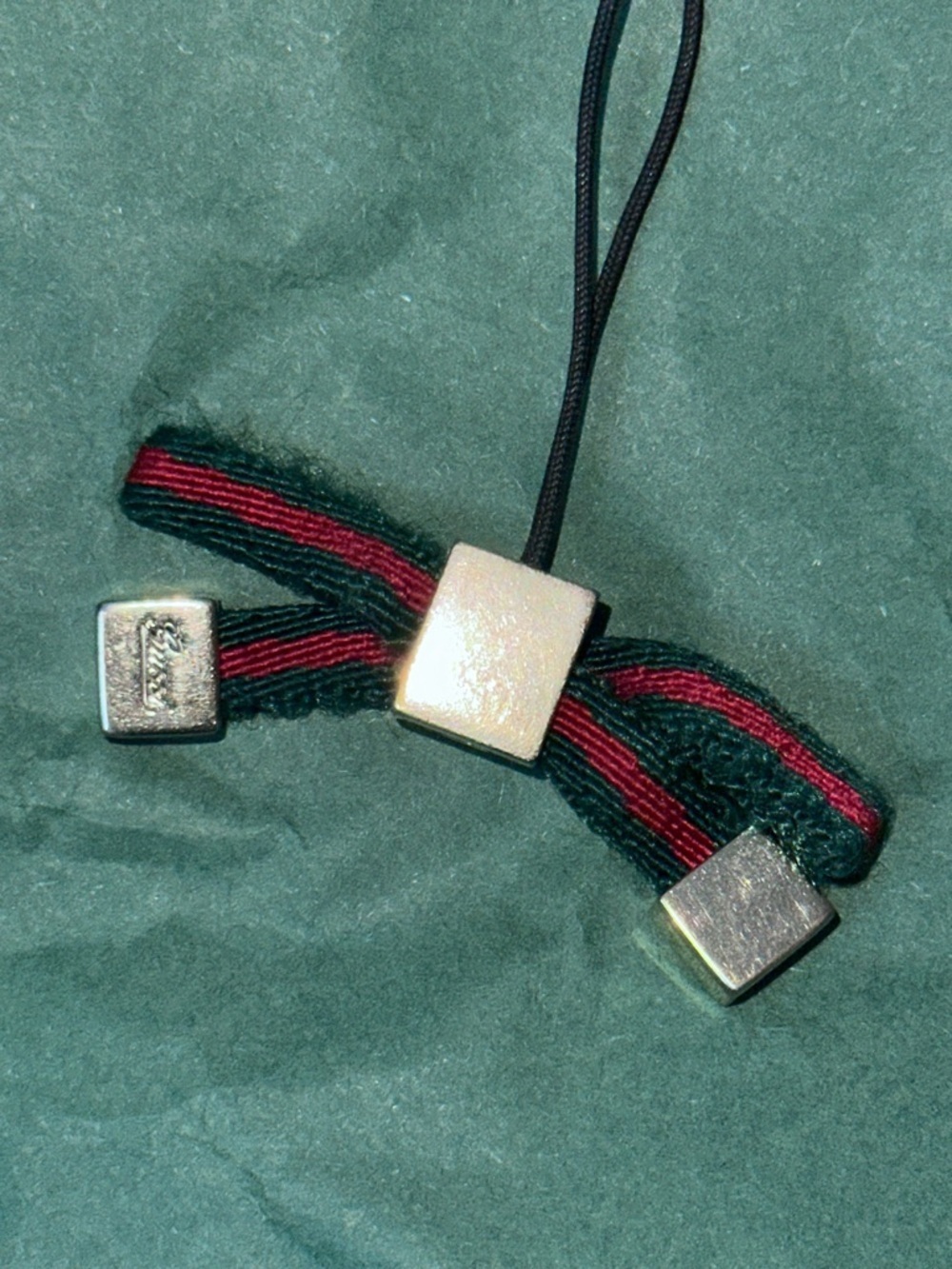 Gucci Vintage Green and Red Bow
Phone Strap / Keychain